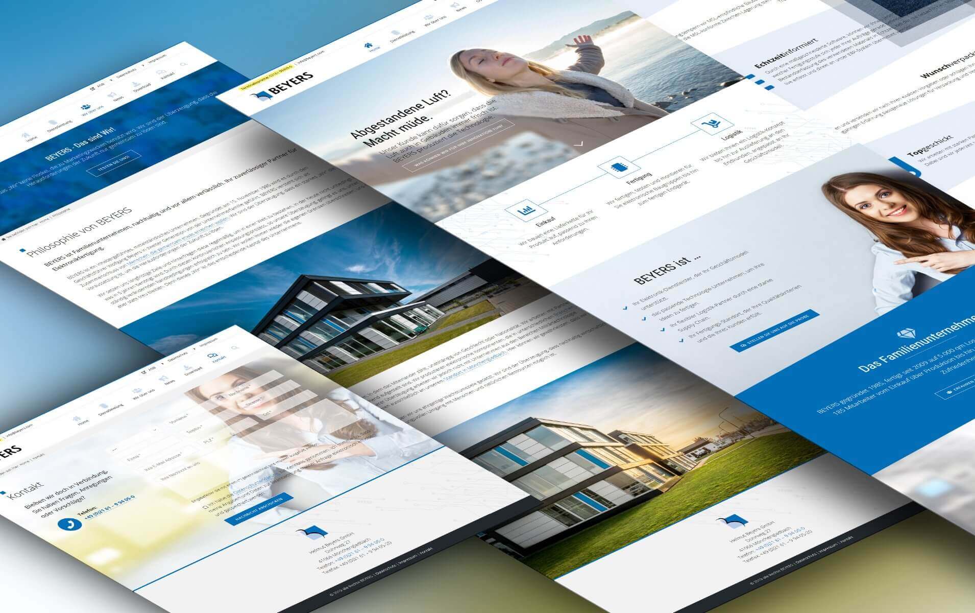 WordPress Website Flyer BEYERS