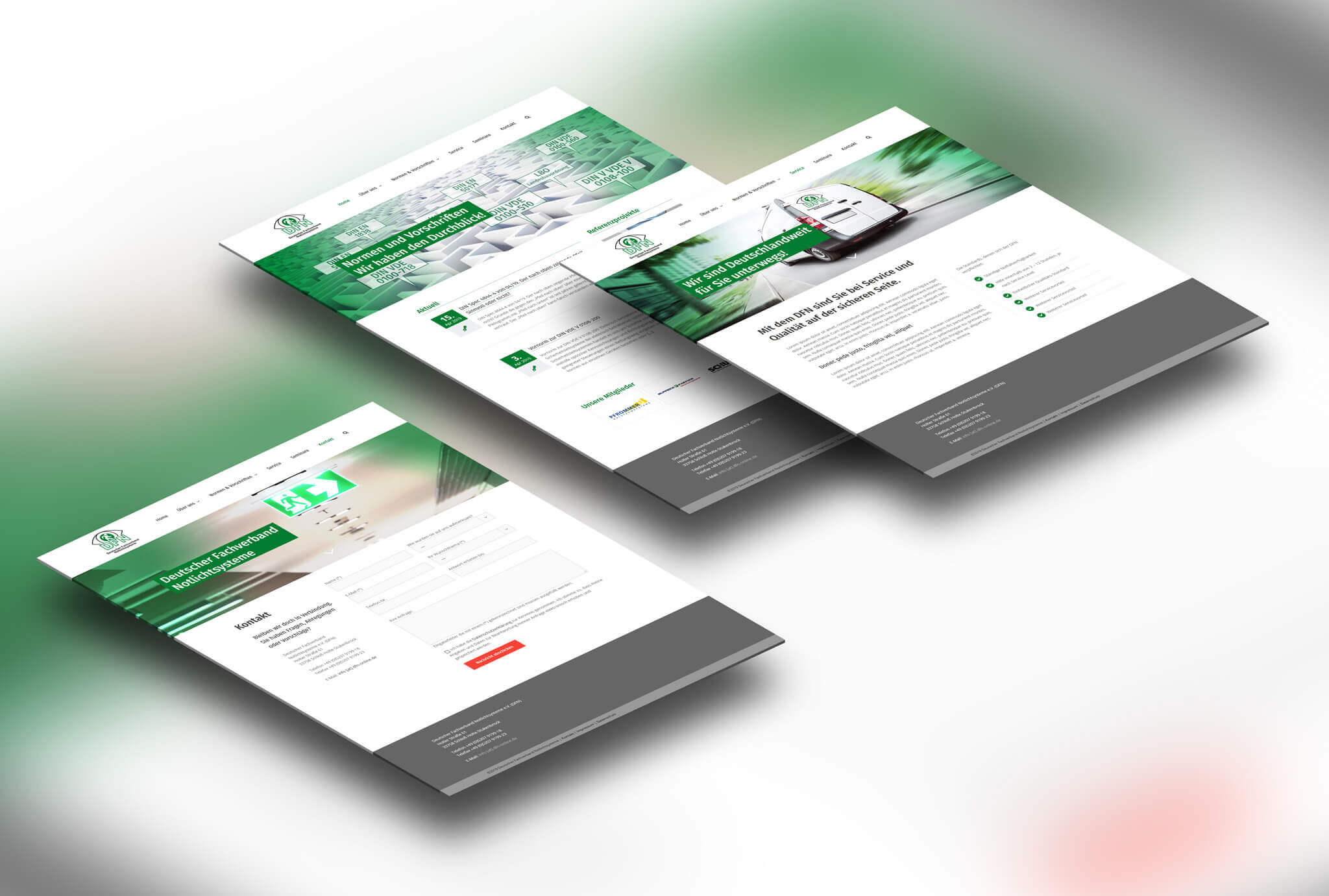 WordPress Website für DFN